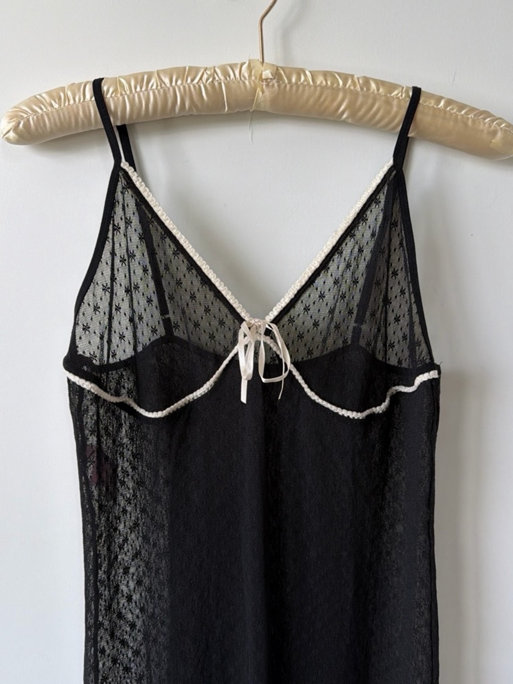 Vintage Victoria’s Secret Sheer Lace Maxi Slip Dress